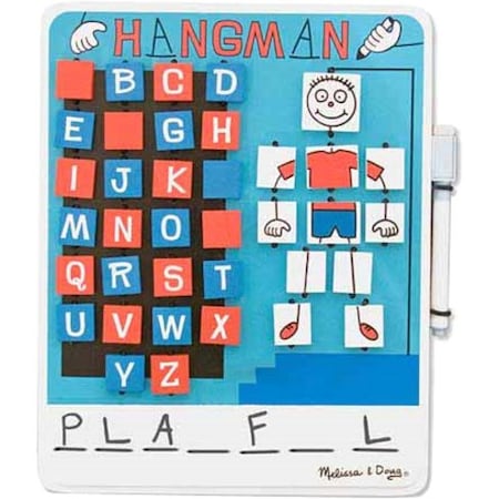 Melissa & Doug Flip-to-Win Hangman Travel Game, PK2 2095